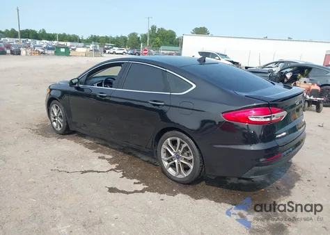 2019 Ford Fusion Sel z USA, uszkodzony, nr VIN 3FA6P0CD4KR118890